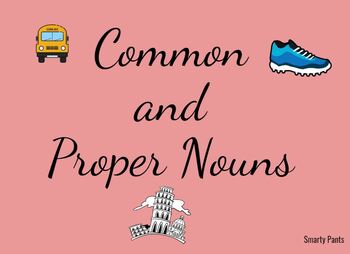 Preview of Common and Proper Nouns BOOM Cards  