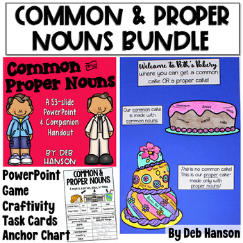 Preview of Common and Proper Nouns Bundle