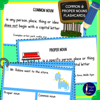 Preview of Common and Proper Nouns Flashcards