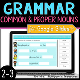 Common and Proper Nouns Grammar Digital Activities for Dis