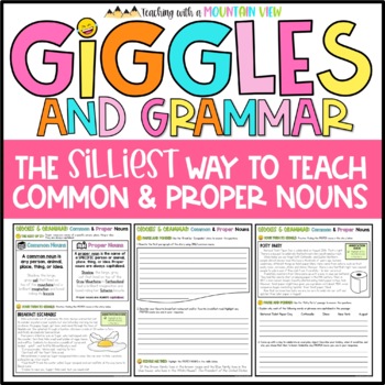 Preview of Common and Proper Nouns Grammar Worksheets