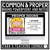 Common and Proper Nouns | Grammar | PowerPoint and Notes