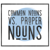 Common and Proper Nouns: Identify and Underline Worksheet 