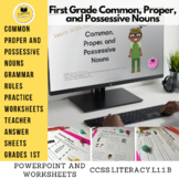 Common and Proper Nouns | Possessive Nouns | First Grade
