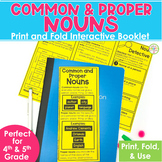 Common and Proper Nouns Print and Fold Grammar Booklet