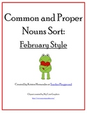 Common and Proper Nouns Sort: February Style