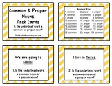 Common and Proper Nouns TASK CARDS