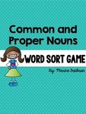 Common and Proper Nouns Word Sort