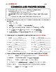 common and proper nouns worksheet answer key by roberts resources