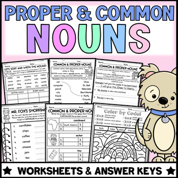 common noun worksheet