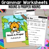 Common and Proper Nouns Worksheets Sort Activity with Pict