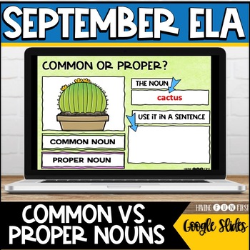 Preview of Common or Proper Noun Recognition Fall Literacy Writing Center Google