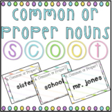 Common or Proper Nouns SCOOT! Game, Task Cards or Assessment- Distance Learning