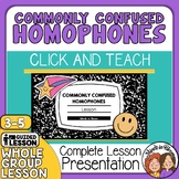 NO PREP Homophones that are Commonly Confused Lesson Click