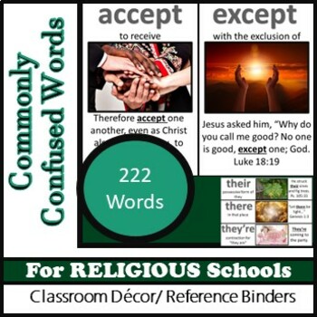 Preview of Homophones, Homographs and Homonyms: A Comprehensive Guide for Religious Schools