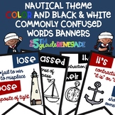 Commonly Confused Words Anchor Charts Nautical Theme Combo Pack