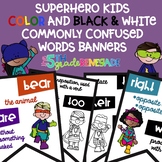 Commonly Confused Words Anchor Charts Superhero Theme Combo Pack
