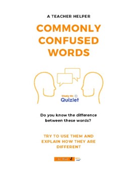 Preview of Commonly Confused Words. ELA. Grammar. Vocabulary. Instructional Presentation
