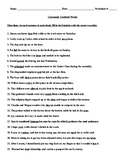 Commonly Confused Words Review Worksheet