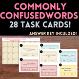 Commonly Confused Words: Task Cards