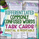 Commonly Confused Words Task Cards