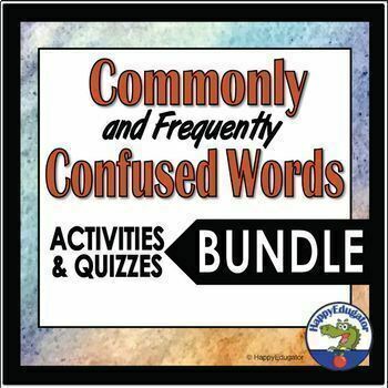 Preview of Commonly Confused Words and Frequently Confused Words Bundle