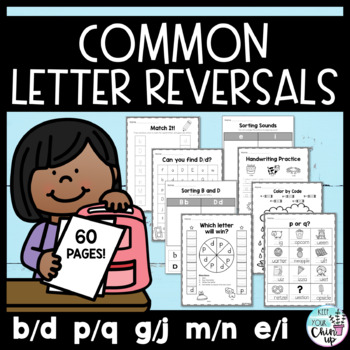 Preview of Common Letter Reversals Practice Pack