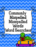 Commonly Misspelled Words Word Searches (OVER 40 word searches!)