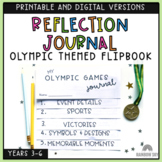 Commonwealth Games Reflective Journal  Flipbook | Grade 3-