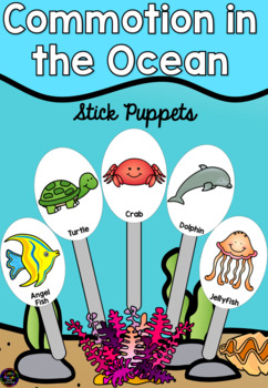 Preview of Commotion in the Ocean Story - Puppets