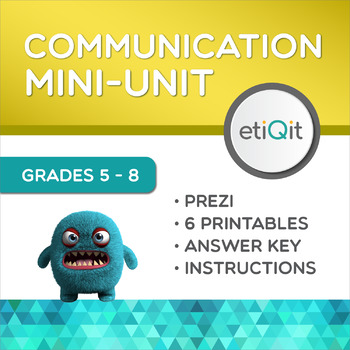 Preview of Assertive Communication Middle School Mini-Unit | Prezi & Printable Activities
