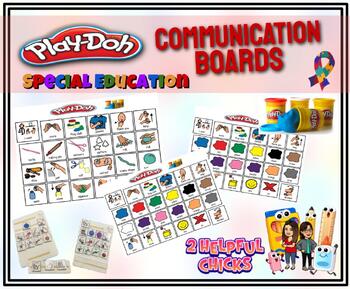 play doh communication board