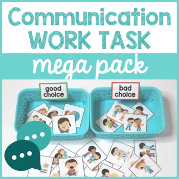 Preview of Communication Based Work Task Mega Pack