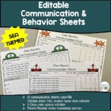 Communication Behavior Sheet - Sea theme