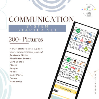 Preview of Communication Board/Book Starter Kit