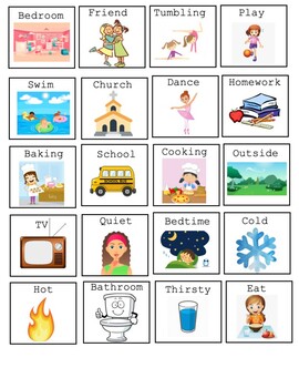 Communication Board Squares by Emma's OT Tools | TpT