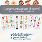 Communication Board for Nonverbal Students