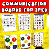 Communication Boards: Behavior, Identifying Feelings & Emo