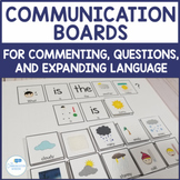 Communication Board Visuals - Commenting, Daily Questions,