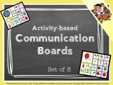 Communication Boards set 1 (activity-based using symbolstix)