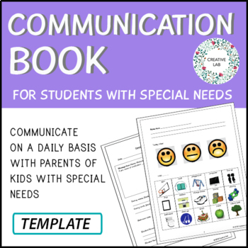 Preview of Communication Book - For Students With Special Needs