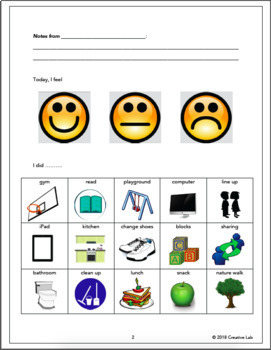 Communication Book - For Students With Special Needs by Creative Lab