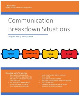 Preview of Communication Breakdown: Deaf and Hard of Hearing Edition