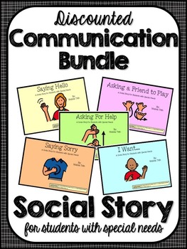 Preview of Communication Bundle- Social Narratives for Student's with Autism