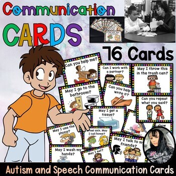 Preview of Communication Cards (for Autistic and Special Needs Kids)