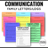 Family Communication Kit for Special Ed Parent Letters and