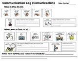 Communication Log - Autism - Spanish - School to Home