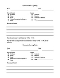 Communication Log (Log and Addendum Sheet)