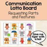 Communication Lotto Board – Multi-Word Requests (Parts and