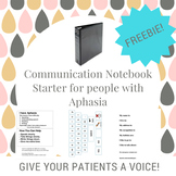 Communication Notebook Starter for Adults with Aphasia (AAC)
